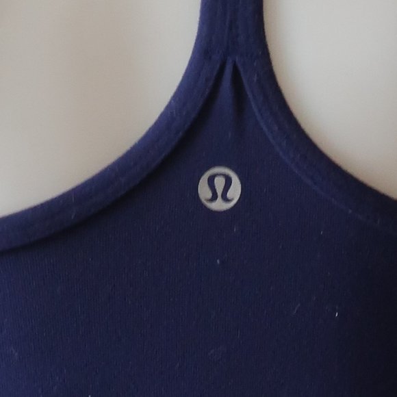 LULULEMON BLUE RACERBACK TANK TOP SZ 4 * - Picture 6 of 7